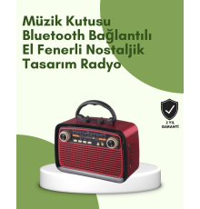 Kablosuz Bluetooth Hoparlör – Yüksek Ses Kalitesi, Uzun Pil Ömrü, FM ve AM Radyo Fonksiyonu