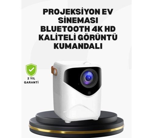 50 inç TV Deneyimli Projektör – Yakın Mesafede Geniş Görüntü