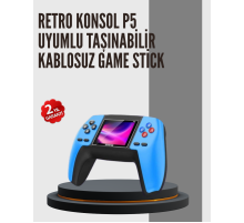Nostaljik Mini GamePad | 520 Hazır Oyun, Tak ve Oyna