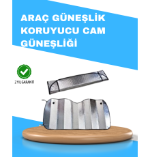 Katlanabilir Alüminyum Araç Güneşliği – UV Koruma ve Klima Tasarrufu Bir Arada