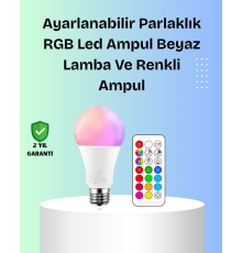 RGBW Teknolojili Akıllı LED Ampul, Zamanlayıcılı