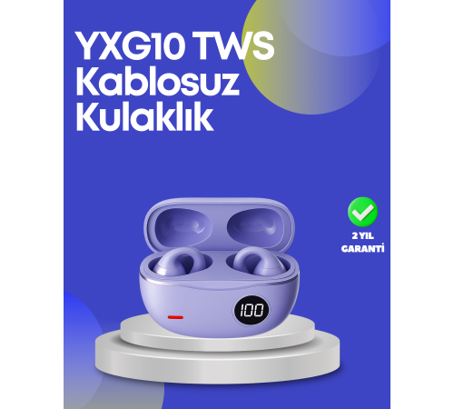 YXG10 Bluetooth Kulaklık – Cilt Dostu, Uzun Pil, Çift Dil Destekli Akıllı Tasarım