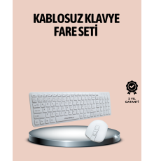 Q Klavye Klavye ve Mouse Seti USB Girişli Kablosuz