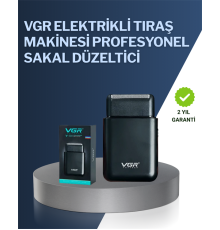 5 W Güçlü USB Şarjlı Sakal Şekillendirici – İki Başlıklı, Su Geçirmez Tasarım