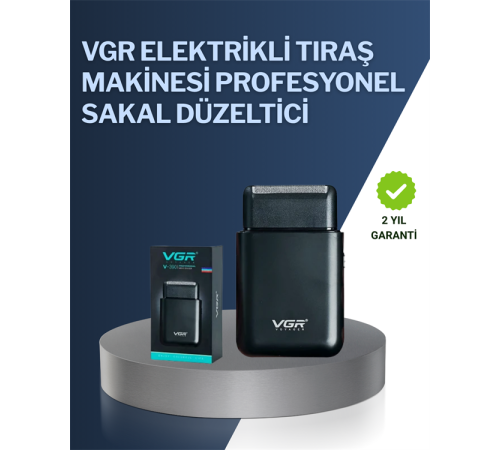 5 W Güçlü USB Şarjlı Sakal Şekillendirici – İki Başlıklı, Su Geçirmez Tasarım