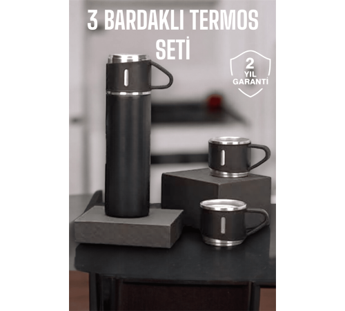 500 ml Kapasiteli Taşınabilir Basınçlı Termos Seti Günlük Kullanım için İdeal