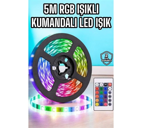 5M RGB Işıklı Her Ortama Uygun Led Işık 5M RGB Işıklı Her Ortama Uygun Led Işık