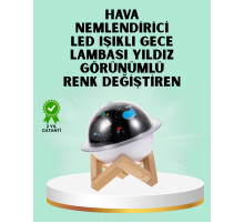 Projektör ışığı bulunan USB bağlantılı mini aromaterapi destekli hava nemlendirici