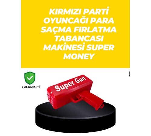 Elektrikli Parti Oyuncağı – Para Atan Tabanca