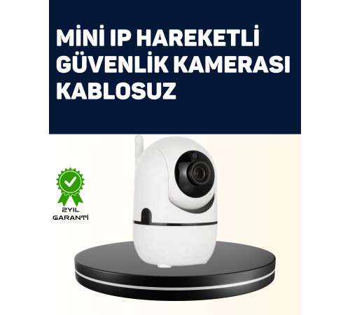 Yüksek Çözünürlüklü Hareket Takipli Kablosuz Güvenlik Kamerası – 1080P, Gece Görüşlü