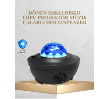 Bluetooth & USB Müzik Çalar Gece Lambası – 50 m² Kapsama, Uzaktan Kumanda