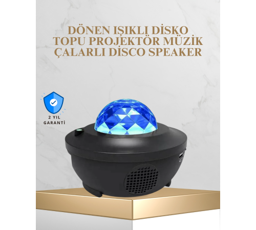 Bluetooth & USB Müzik Çalar Gece Lambası – 50 m² Kapsama, Uzaktan Kumanda