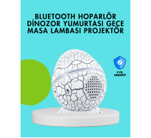 Dinozor Yumurtası Tasarımlı Gece Lambası – Müzik ve Işık Senkronizasyonlu