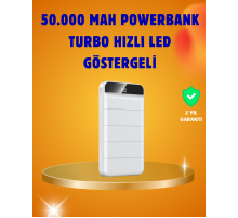 50000mAh LED Göstergeli Taşınabilir Şarj Cihazı