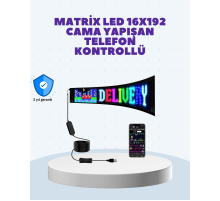 Kurulumu Kolay Renkli LED Yazı Paneli USB Girişli Esnek Yapılı Dijital Reklam Tabelası