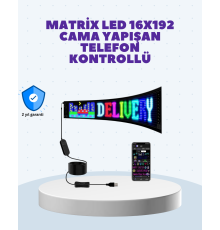 Kurulumu Kolay Renkli LED Yazı Paneli USB Girişli Esnek Yapılı Dijital Reklam Tabelası