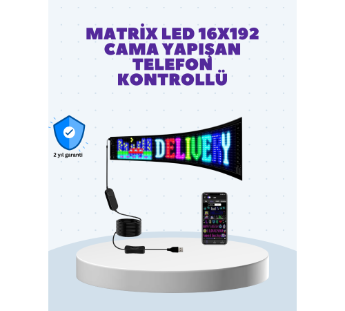 Kurulumu Kolay Renkli LED Yazı Paneli USB Girişli Esnek Yapılı Dijital Reklam Tabelası Kurulumu Kolay Renkli LED Yazı Paneli USB Girişli Esnek Yapılı Dijital Reklam Tabelası