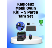 Profesyonel Mobil lar İçin RGB Klavyeli 5 Parça Oyun Kiti