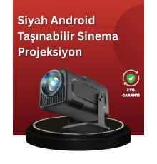 Uzun Ömürlü Lamba ve Dahili Hoparlörlü Ev Sinema Projektörü