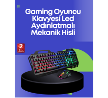 PG8018 LED Aydınlatmalı Mekanik Klavye Mouse – Oyunlarda Üstün Performans