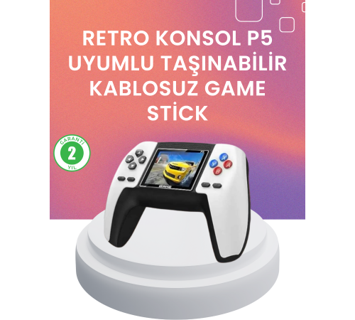 Kompakt Retro Oyun Konsolu | P5 GamePad ile Eski Günlere Dönün