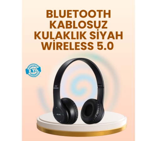 Ayarlanabilir Baş Bandı ve Yumuşak Kulak Yastıklı Bluetooth Kulaklık