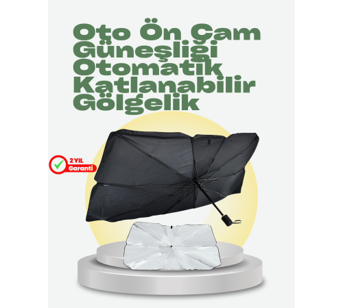 Katlanabilir Oto Güneşlik – Pratik, Dayanıklı, UV Koruyucu Tasarım