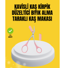 Kaş, Kirpik ve Tırnak Çevresi Temizliği İçin Çok Fonksiyonlu Makas