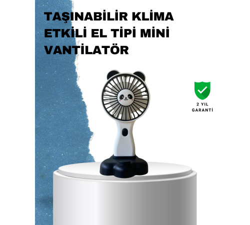 Şarj Edilebilir Taşınabilir Mini Vantilatör – USB Uyumlu