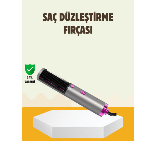 Ergonomik Tasarımlı Hafif ve Taşınabilir Sıcak Hava Fırçası