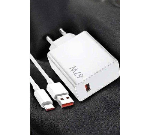 67W Şarj Aleti Turbo Hızlı Type-C Şarj