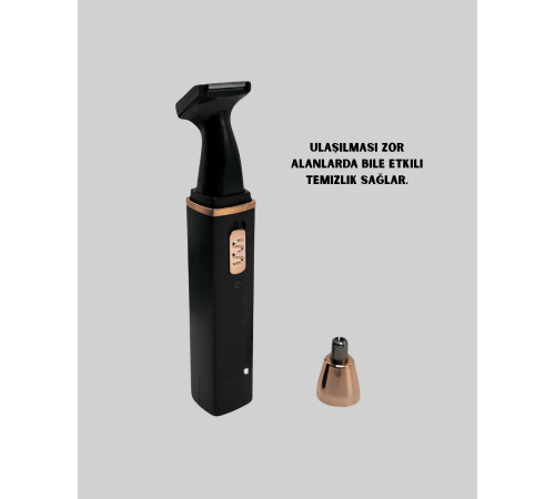 USB şarjlı, yıkanabilir başlıklı kişisel bakım cihazı-Tıraş Makinesi