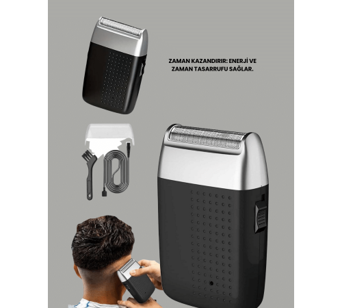 Çok Amaçlı Şarjlı Saç & Sakal Kesme Makinesi – Profesyonel ve Sessiz Performans