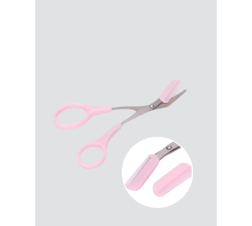 Tarak ve Fırça Başlıklı Kaş Şekillendirme Makası