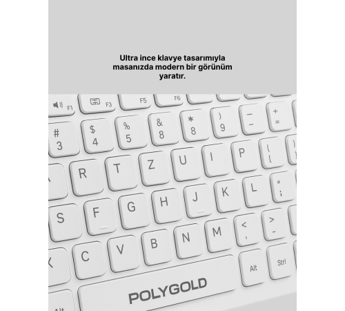 Kablosuz Klavye Mouse Takımı - Ergonomik, Sessiz ve Enerji Tasarruflu