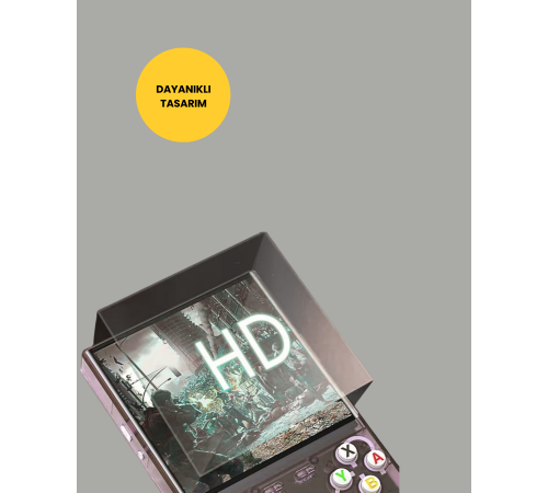 R36 Ultra 64GB Retro Oyun Konsolu 10.000 Oyunlu Taşınabilir El Konsolu