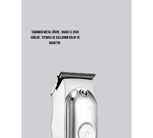 Saç ve Sakal Kesme Makinesi – Şarjlı, Profesyonel Performans, Ayarlanabilir Uzunluk