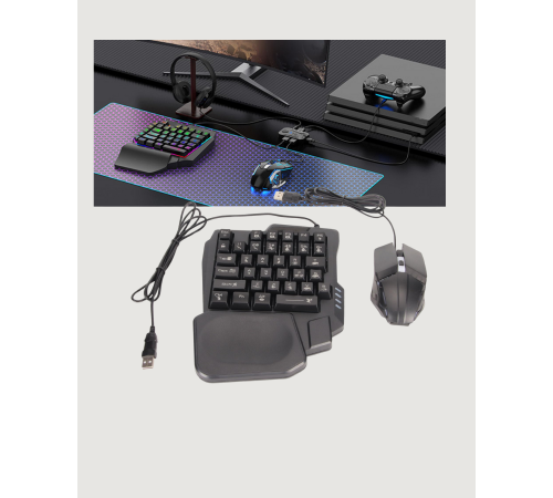 Profesyonel Mobil lar İçin RGB Klavyeli 5 Parça Oyun Kiti