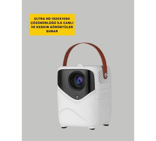 Hafif ve Taşınabilir Projektör – 750 Gram Ağırlıkla Mobil Kullanıma Uygun