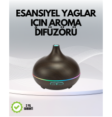 7 Renk Işıklı Ultrasonik Hava Difüzörü – Sessiz ve Güvenli Kullanım