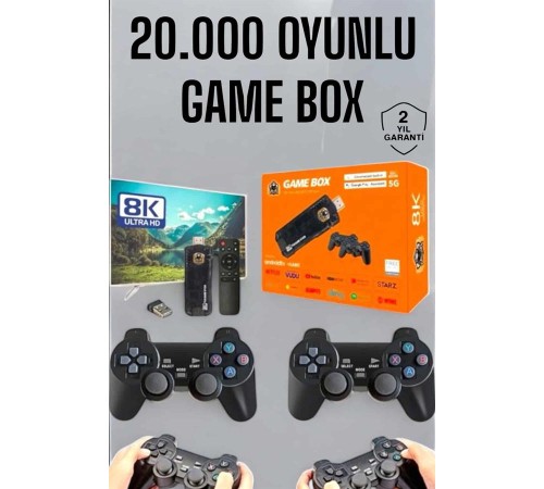 8K Premium 20.000 Oyunlu Gamebox TV Uyumlu