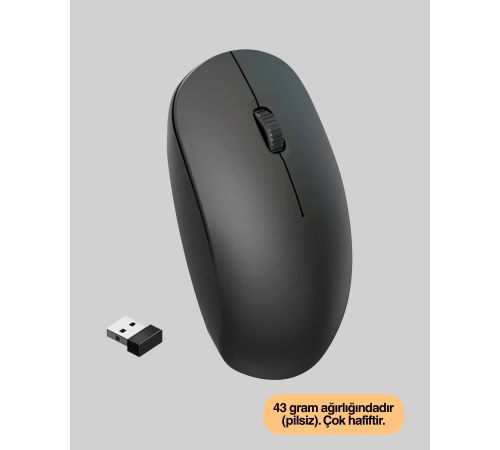 Geniş Uyumluluğa Sahip Sessiz Fare – Yüksek DPI ve Hafif