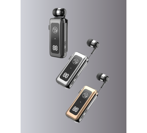 Dijital Ekranlı ve Hızlı Şarjlı Bluetooth 5.2 Makaralı Kulaklık