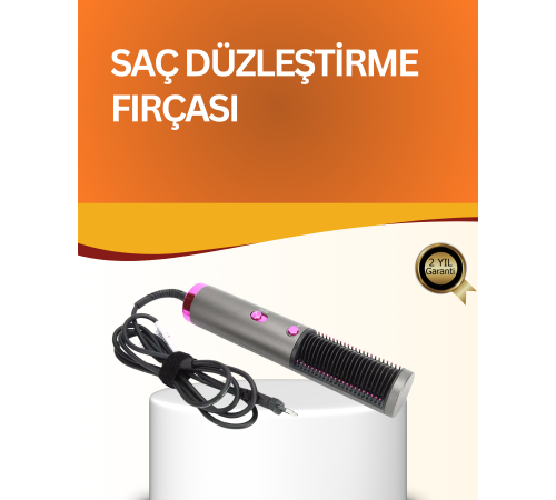 Çok Yönlü Kullanıma Uygun Saç Kurutma ve Düzleştirme Fırçası