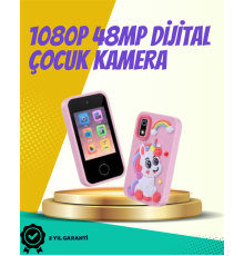 ABS + Silikon Gövdeli Dayanıklı Çocuk Kamerası – Güvenli Malzeme, Şok Emici Tasarım