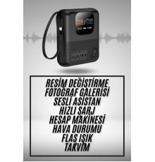 Akıllı Powerbank 10.000 MAH 4 Çıkışlı Taşınabilir Dijital Göstergeli