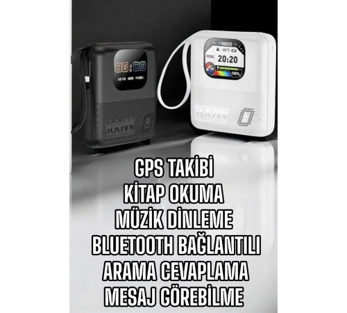 Akıllı Powerbank 10.000 MAH Müzik Dinleme Mesaj Gönderme Arama Cevaplama Akıllı Powerbank 10.000 MAH Müzik Dinleme Mesaj Gönderme Arama Cevaplama
