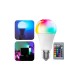 Akıllı RGB Led Ampul Led Uzaktan Kumandalı Renk Değiştiren Ampul