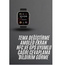 Akıllı saat 2.02 inch Nabız Ölçer Arama Konuşma Müzik Dinleme