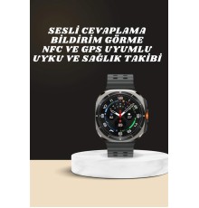 Akıllı Saat Amoled Ekran Bluetooth Bağlantılı Sağlık Takibi GPS Uyumlu